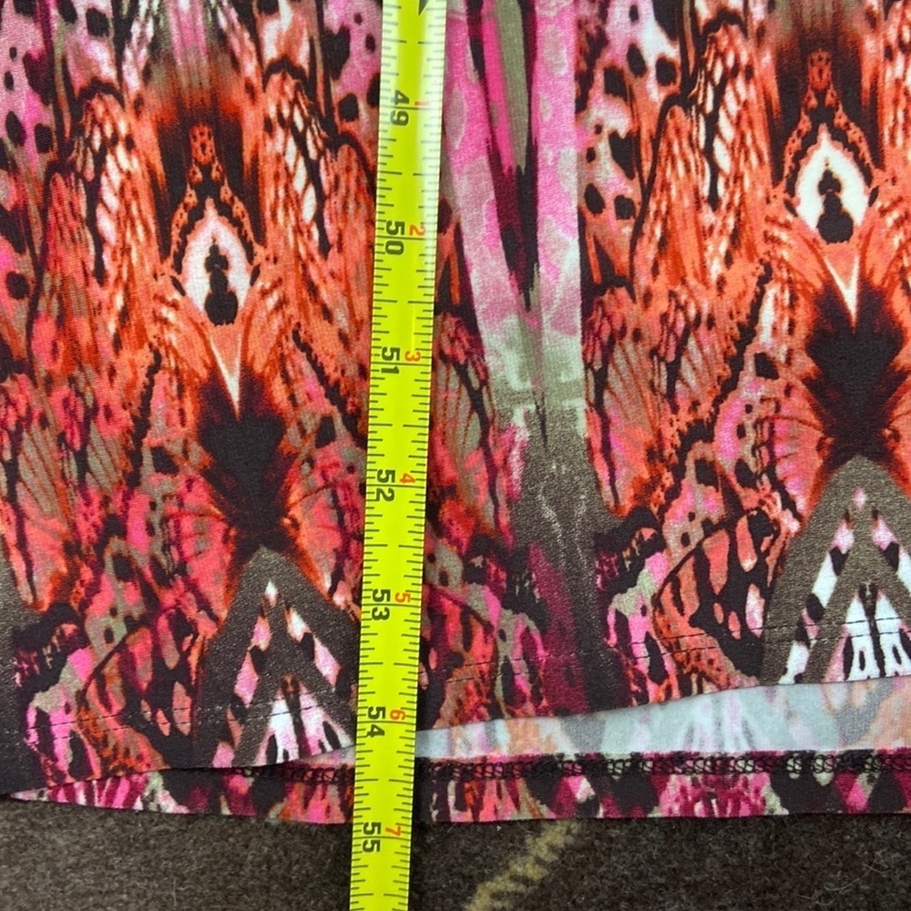 Chico's Art Nouveau Butterfly-Print Maxi Dress Size M - Picture 9 of 13